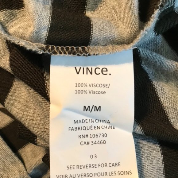 Vince Long Sleeve Striped Tee - Picture 5 of 5